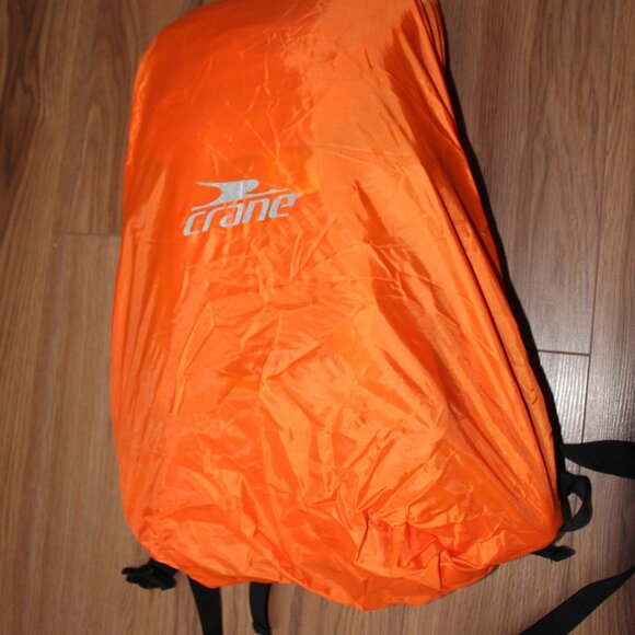 Bike/Motorcycle Sports Backpack (RED) - Reflective Trim - Elastic Rain Cover - Picture 5 of 12